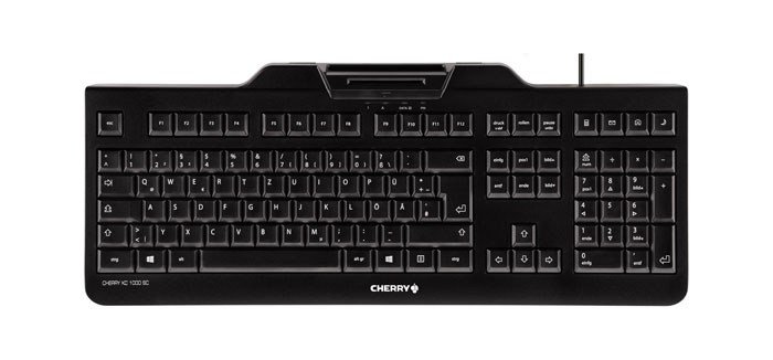 CHERRY KC 1000 SC tastatur USB QWERTZ Schweizisk Sort #2