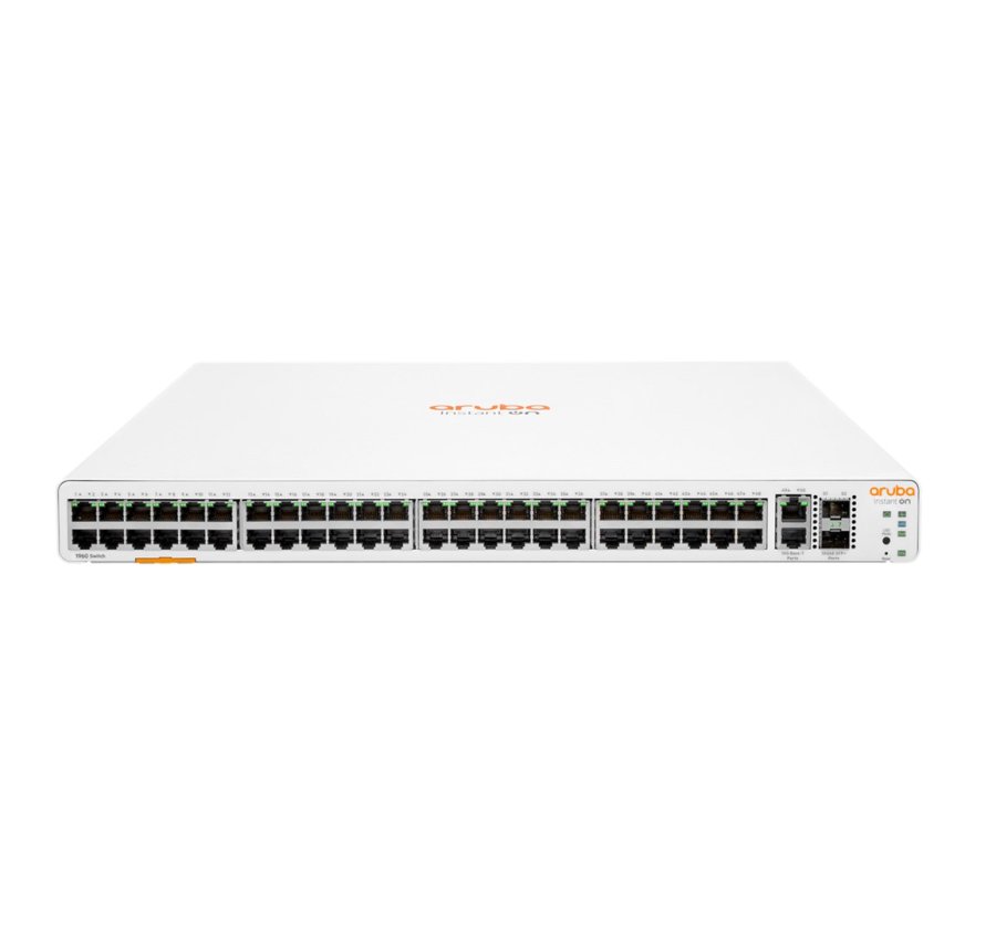 HPE Aruba Networking Networking Instant On Switch 48p Gigabit 2p 10GBT 2p SFP+ 1960 Administreret L2+ Gigabit Ethernet (10/100/1000) 1U Hvid #2