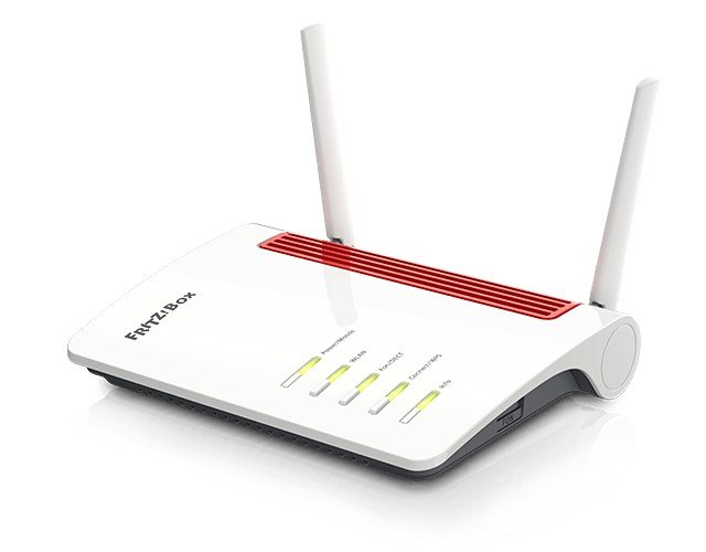 FRITZ!Box 6850 LTE trdls router Gigabit Ethernet Dual-band (2,4 GHz / 5 GHz) 4G Hvid #2