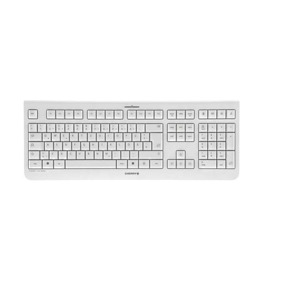 CHERRY KW 3000 tastatur Universel RF tr�dl�st QWERTZ Tysk Hvid #2
