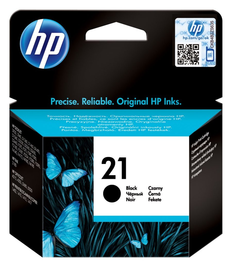 HP 21 - sort - original - blakpatron #1