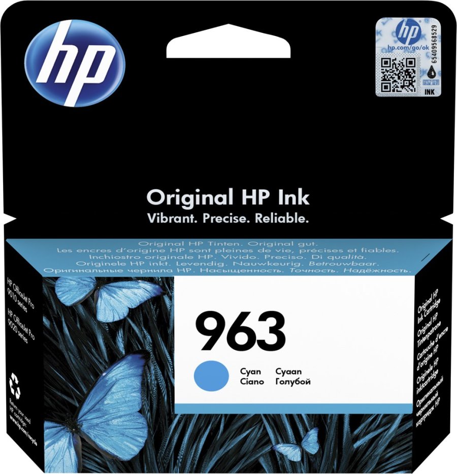HP 963 Original Ink-blkpatron, cyan #2