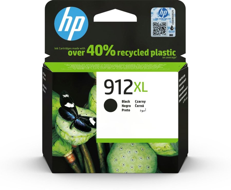HP 912XL Original Ink-blkpatron med hj kapacitet, sort #2
