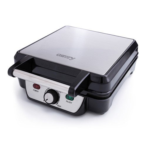 Fabrilamp P032CR3025 vaffeljern 2 vaffel/vafler 1500 W Sort, Nikkel #8