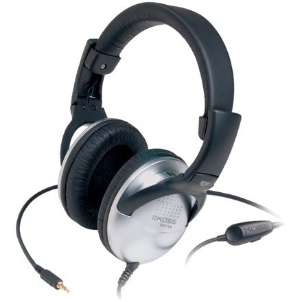 Koss UR29 hovedtelefoner/headset Ledningsf�rt Musik Sort, S�lv #2