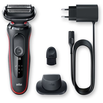 Braun Series 5 51-R1200S barbermaskine til ham Folie shaver Trimmer Sort, Rd #1