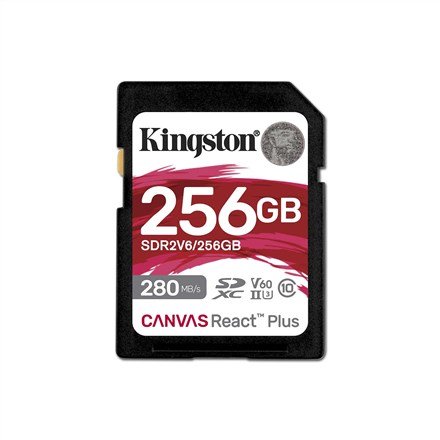 Kingston Canvas React Plus | 256 GB | SD | Flash memory class 10 #1