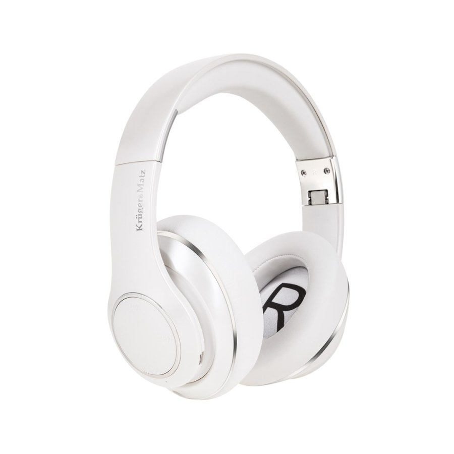 Kruger&Matz Street 3 Wireless over-ear headphones, white #1
