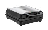 Teesa TSA3224 vaffeljern 4 vaffel/vafler 1100 W Sort, Rustfrit stl #3