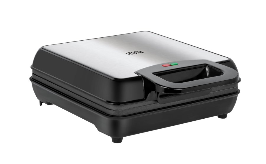 Teesa TSA3224 vaffeljern 4 vaffel/vafler 1100 W Sort, Rustfrit stl #3