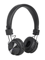 Kruger&Matz wireless on-ear headphones model Wave BT, black #1