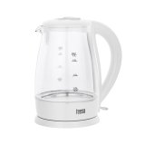 TEESA Electric Kettle, Glass, 2000 W, White, 1.7 L #1