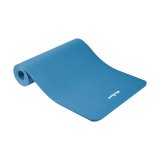 Gymnastic mat for yoga, pilates, fitness, 183x61cm, thickness 1.5cm, NBR material, blue, REBEL ACTIVE #1