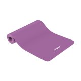 Gymnastic mat for yoga, pilates, fitness, 183x61cm, thickness 6mm, TPE material, purple, REBEL ACTIVE #1