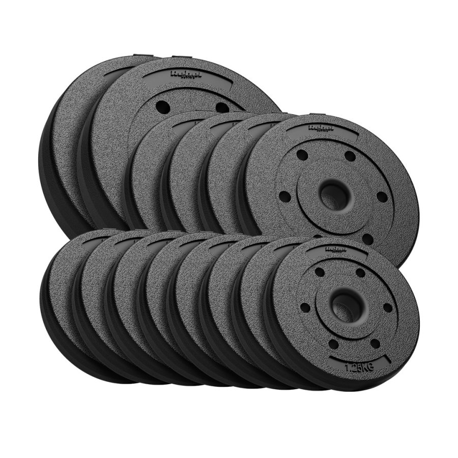 Bituminous load set 30kg ( 8x1.25kg + 4x2.5kg + 2x5kg ), hole 31mm, REBEL ACTIVE #1