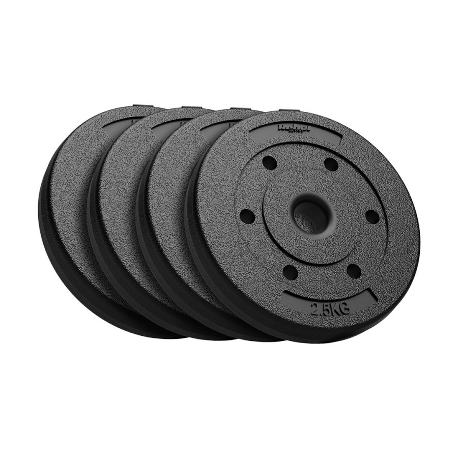 Bituminous weight set 4x2.5kg, bore 31mm, REBEL ACTIVE #1