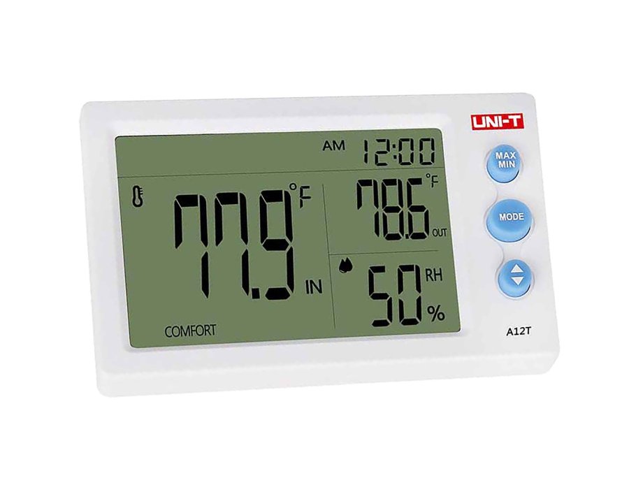 Weather station (temperature meter + outdoor sensor) Uni-T A12T #1