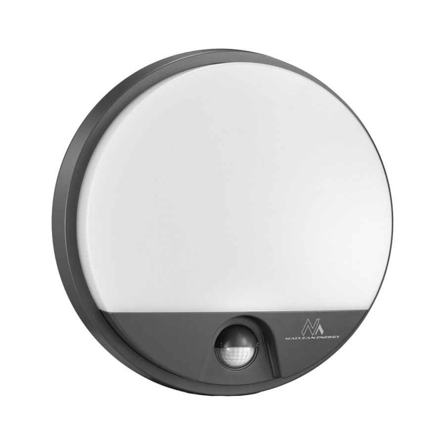 LED lamp with motion sensor Maclean, infrared, grey, 15W, IP54, 1100lm, MCE291 GR #1