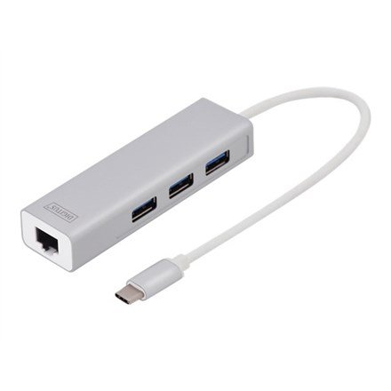 Digitus DA-70255 dockingstation USB 3.2 Gen 1 (3.1 Gen 1) Type-C Gr, Hvid #2