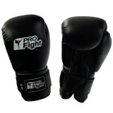 Boxing gloves Profight leather Dragon black #1