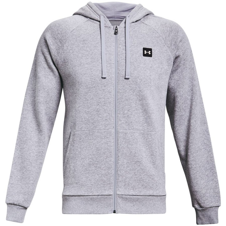Under Armour Men's Rival Fleece FZ Hoodie Light Grey 1357111 011 #1