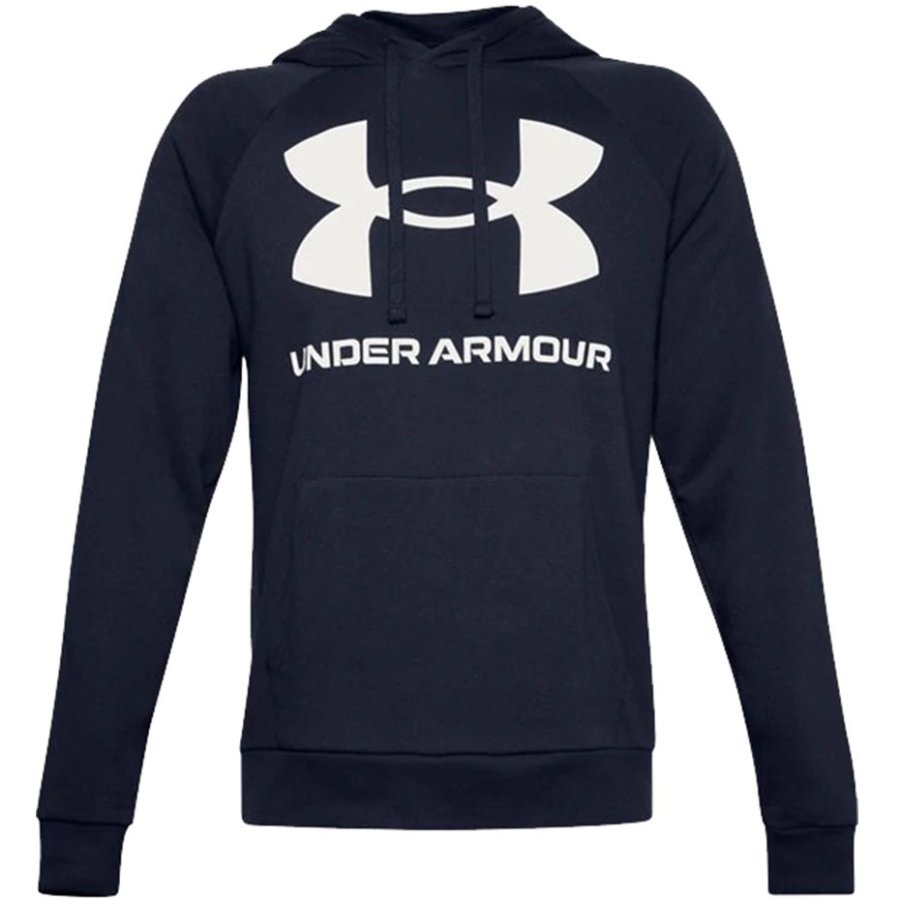 Under Armour Men's Rival Fleece Big Logo HD Navy Blue 1357093 410 #1
