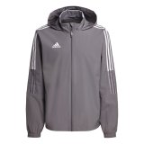 adidas Tiro 21 Allweather Men's Sweatshirt Grey GM7389 #1