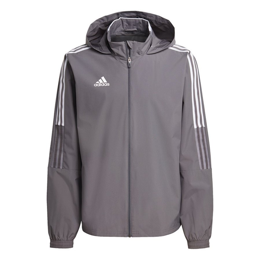 adidas Tiro 21 Allweather Men's Sweatshirt Grey GM7389 #1