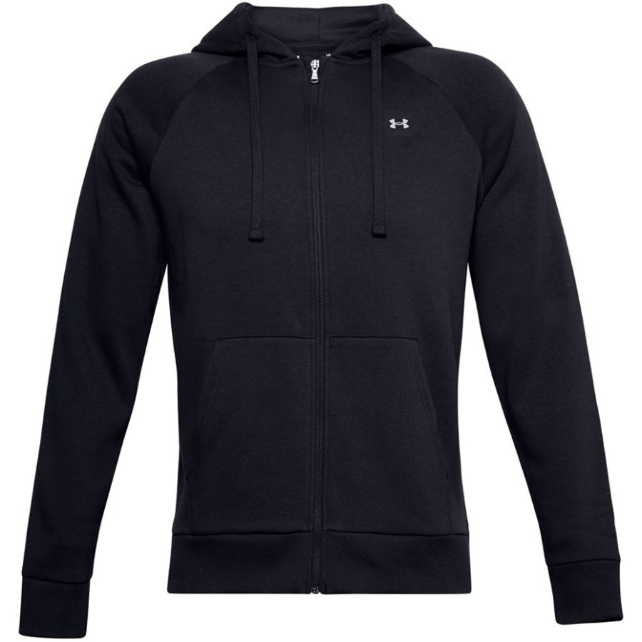 Men's Under Armour Rival Fleece FZ Hoodie black 1357111 001 #1