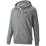 Puma ESS+ Tape Full-Zip Hoodie TR grey 848768 03 #1