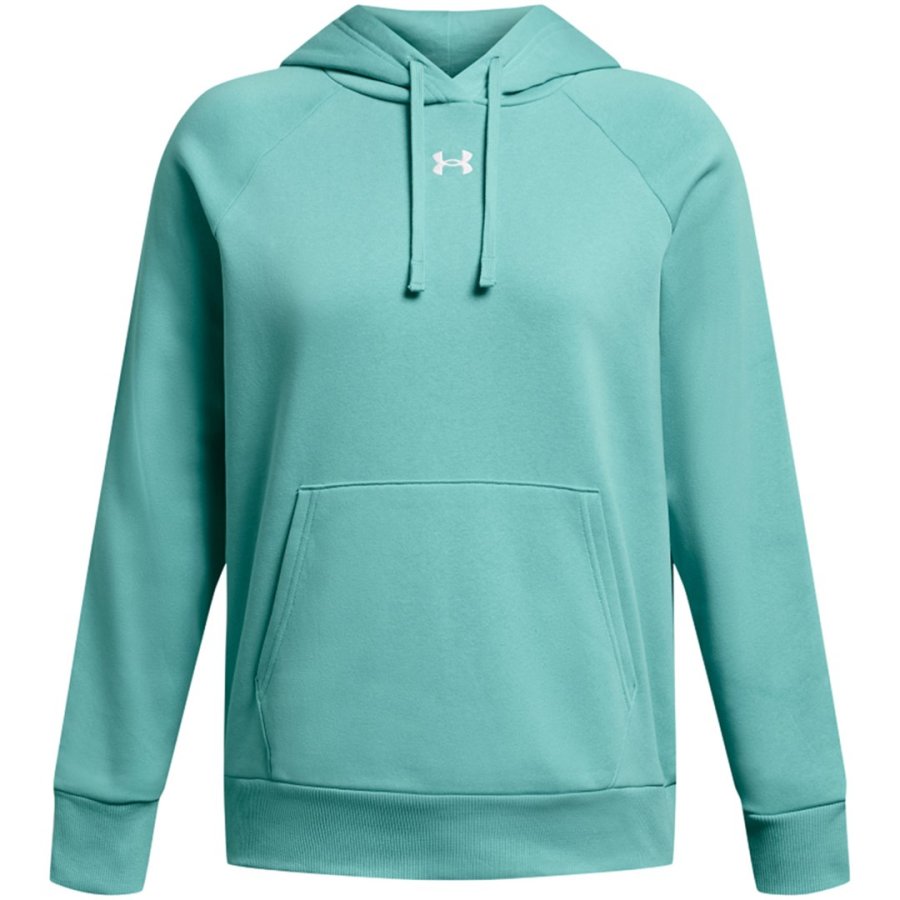 Under Armour Women's Rival Flecce Hoodie Mint 1379500 482 #1