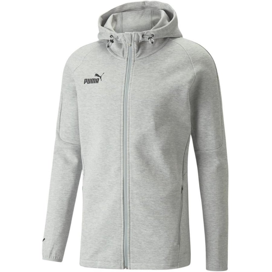 Puma teamFINAL Casuals Hooded Jkt grey sweatshirt 657383 33 #1
