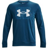 Under Armour UA Rival Terry Logo Crew Men's Sweatshirt Blue 1370391 458 #1