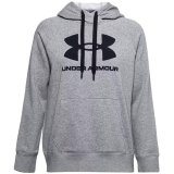 Women's Under Armour Rival Fleece Logo Hoodie grey 1356318 035 #1