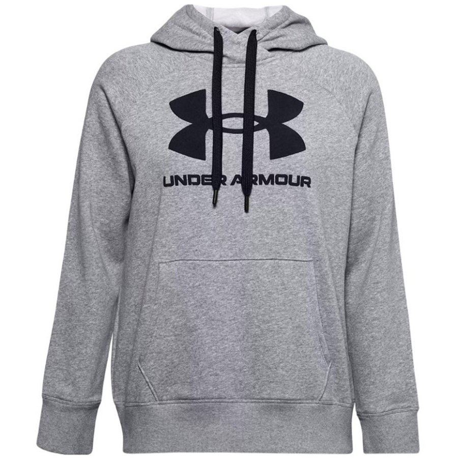 Women's Under Armour Rival Fleece Logo Hoodie grey 1356318 035 #1