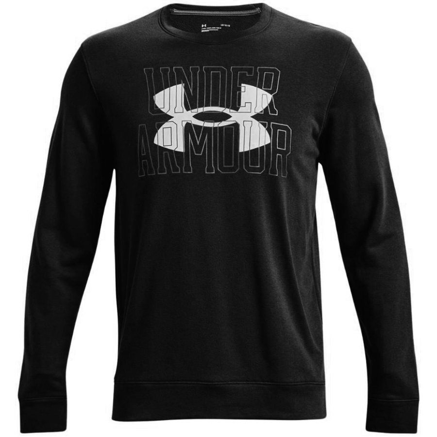 Under Armour UA Rival Terry Logo Crew Men's Sweatshirt black 1370391 001 #1