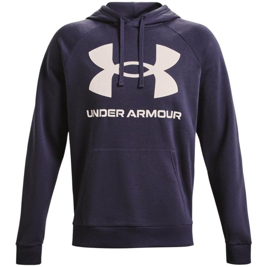Under Armour Men's Rival Fleece Big Logo HD Sweatshirt Purple 1357093 558 #1