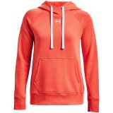 Under Armour Women's Rival Fleece HB Hoodie Orange 1356317 877 #1