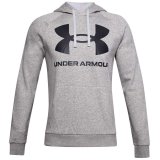 Men's Under Armour Rival Fleece Big Logo Hd Grey 1357093 011 #1