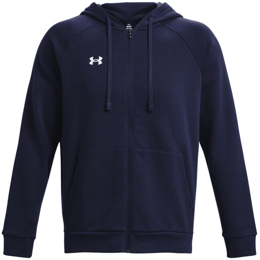 Under Armour Men's Rival Fleece FZ Hoodie Navy Blue 1379767 410 #1