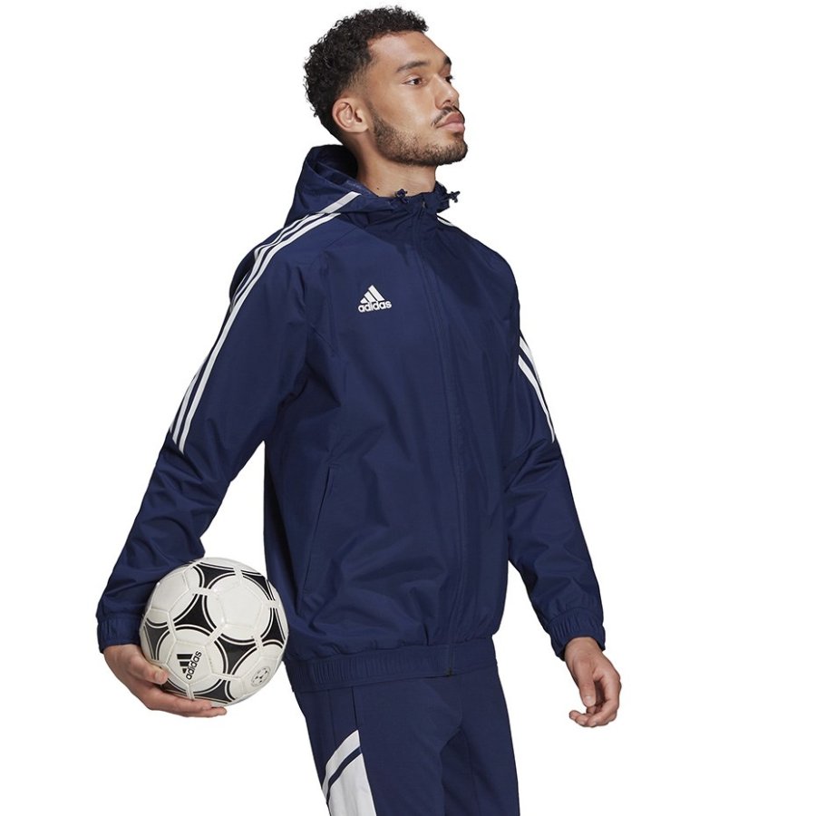 adidas Men's Condivo 22 All-Weather Jacket navy blue HA6266 #1