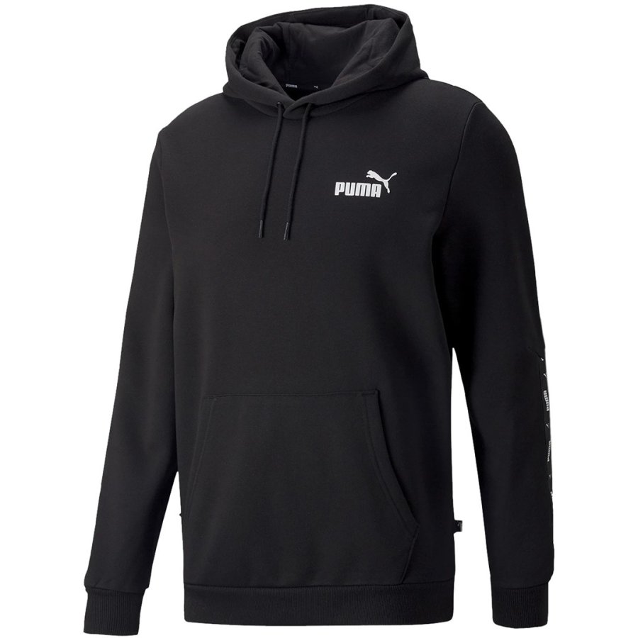 Puma ESS+ Tape Hoodie FL black 849040 01 #1