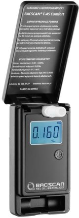 BACscan F-45 alkoholmeter 0 - 4% Sort #2
