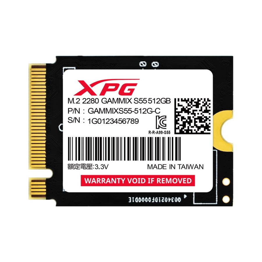 XPG SGAMMIXS55-512G-C intern solid state drev 512 GB M.2 PCI Express 4.0 NVMe 3D NAND #2