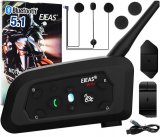 Ejeas V6 Pro TYP-C Intercom (1 Helmet Set) #1
