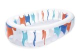 Bestway 54066 swimmingpool til over jorden Oppustelig pool Oval 542 L Flerfarvet #2