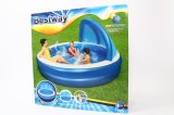 Oppustelig Pool til Brn Bestway Multifarvet 241 x 241 x 140 cm #2