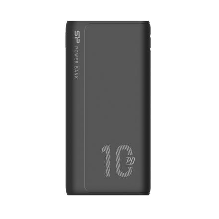 SILICON POWER QP15 Powerbank Eksternt batteri 10000 mAh 2x USB QC 3.0 1x USB-C PD (SP10KMAPBKQP150K) Sort #2