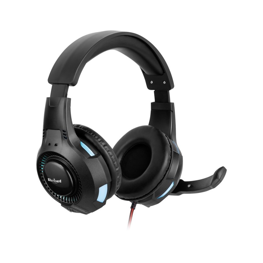 Rebel GH-20 Headset Ledningsfrt Spil USB Type-A Sort #2