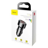 Baseus CCMLC20A-01 oplader til mobil enhed Smartphone Sort USB Hurtig opladning Automatisk #2
